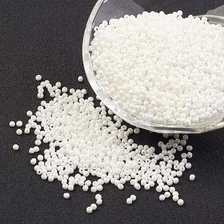 12/0 Grade A Round Glass Seed Beads X-SEED-A022-FC12-401-1
