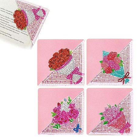 DIY Bouquet Flower Bookmark Diamond Painting Kit PW-WG7397F-01-1