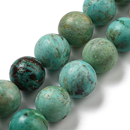 Natural Peruvian Turquoise(Jasper) Beads Strands G-A219-A05-04-1