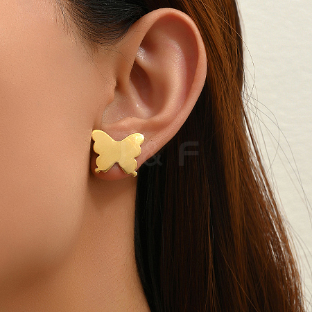 Elegant Irregular Metal Earrings for Women UQ0371-1