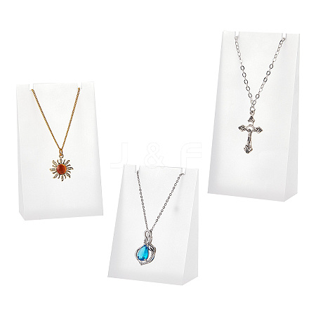 Acrylic Necklace Displays Stands NDIS-WH0003-005-1