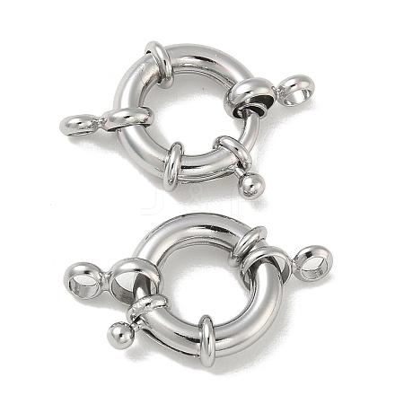 Brass Spring Ring Clasps KK-CBAD851-02P-04-1