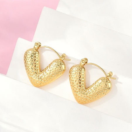 304 Stainless Steel Hoop Earrings for Women EJEW-U046-06B-G-1