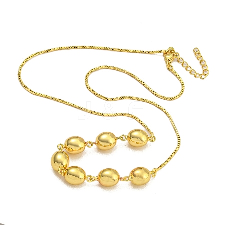 Rack Plating Brass Round Bib Necklaces for Women NJEW-C059-23G-1-1