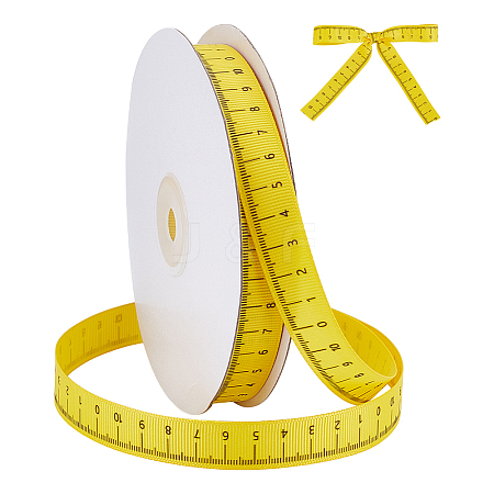 Polyester Grosgrain Ribbon OCOR-WH0082-492-1