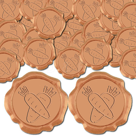 100Pcs Adhesive Wax Seal Stickers DIY-CP0011-13E-1