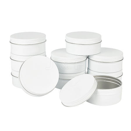 Round Aluminium Tin Cans CON-WH0079-13D-1