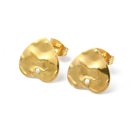 304 Stainless Steel Stud Earring Findings STAS-L024-003G-01-1