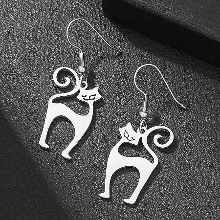 304 Stainless Steel Dangle Earrings FS-WGAFF5E-06-1