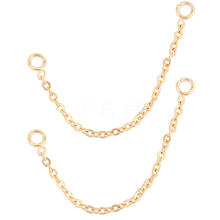 20Pcs Brass Chain Links/Connectors KK-BBC0021-47-1