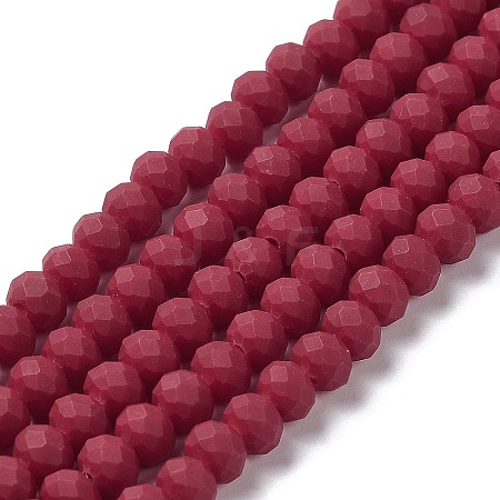 Glass Beads Strands X1-EGLA-A034-P4mm-MD02-1