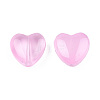 Transparent Spray Painted Glass Beads GLAA-N035-030-C09-2