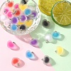 10Pcs Frosted Resin Pendants RESI-YW0004-45G-5