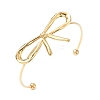Bowknot 304 Stainless Steel Cuff Bangles BJEW-S171-01A-G-2