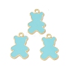 Alloy Enamel Pendants ENAM-G212-16G-03-3