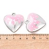 UV Plating Acrylic Pendants AC-CBA655C-18B-02-3