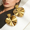 Alloy Heart Stud Dangle Earrings for Women WG8C281-01-3
