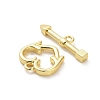 Brass Toggle Clasps KK-M314-04G-3