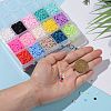 150G 15 Colors Handmade Polymer Clay Beads CLAY-JP0001-14-4mm-6