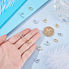 12Pcs 2 Colors Brass Twister Clasps KK-GA0002-22-3