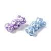 UV Plating Opaque Acrylic Beads MACR-F083-10-2