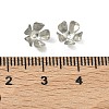 5-Petal Iron Flower Bead Caps X-IFIN-M008-02P-4