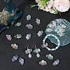 40Pcs UV Plating Transparent Acrylic Beads OACR-PA0001-69-4
