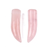 Natural Rose Quartz Pendants G-Q602-10J-1