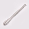 304 Stainless Steel Long Micro Spoon Spatula AJEW-WH0105-46B-1
