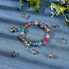 Tibetan Style Alloy European Beads TIBEB-FH0001-19AS-LF-5