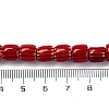Handmade Lampwork Chevron Beads Strands X-LAMP-K041-01B-09-5