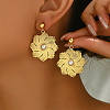 Elegant Stainless Steel Stud Earrings VF4299-1-9