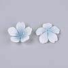 Flower Acrylic Bead Caps X-SACR-T017-51E-2