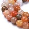 Natural Golden Silk Jade Beads Strands G-K410-07-6mm-3