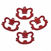 Spray Painted Alloy Pendants ENAM-N055-059-A01-1