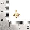 Brass Micro Pave Cubic Zirconia Pendants KK-D356-07H-G-3