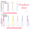 2Bags 2 Styles Korean Waxed Polyester Cord Pendant Decorations HJEW-SC0003-03-2