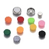 304 Stainless Steel Diffuser Locket Aromatherapy Essential Oil AJEW-N025-09P-1