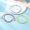 3Pcs Seed Glass Beaded Adjustable Bracelets BJEW-MZ00233-1