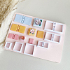 6Pcs Plastic Clay Pressed Molds DIY-SC0031-27-5