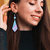 2Pcs 2 Style PET Plastic Earring Handwork Template DIY-WH0571-004-4