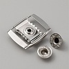 201 Stainless Steel Snap Button STAS-WH0027-25P-2