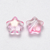 Spray Painted Glass Beads LS-GLAA-R211-04-E01-2