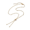 Brass Slider Necklace Makings AJEW-JB01271-1