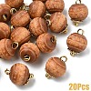 20Pcs Wood Pendants PALLOY-YW00200-02-1
