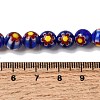 Round Millefiori Glass Beads Strands LK-P002-26-4