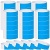 200pcs Synthetic Paper Disposable Wristbands BJEW-CN0001-11-1