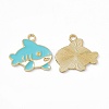 Alloy Enamel Pendants PALLOY-P287-11LG-02-1