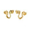 Ion Plating(IP) 304 Stainless Steel Stud Earrings for Women EJEW-K281-27G-2