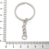 304 Stainless Steel Split Key Rings KEYC-M035-01P-3